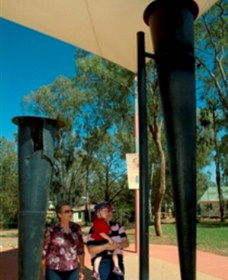 Charleville - Steiger Vortex Rainmaking Guns - Accommodation Directory 1