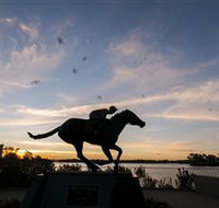 Black Caviar Statue - Accommodation Directory