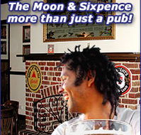 Moon and Sixpence British Pub - Accommodation Directory