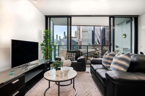 Rooftop Pool 2BR Apartment At Marvel Stadium With Free Parking - Accommodation Directory 1