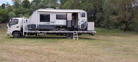RV Caravan In Rural Setting On Edge Of Town Close To AgQuip - Accommodation Directory 1