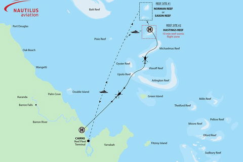 Great Barrier Reef Scenic Helicopter Tour And Cruise From Cairns - Accommodation Directory 4