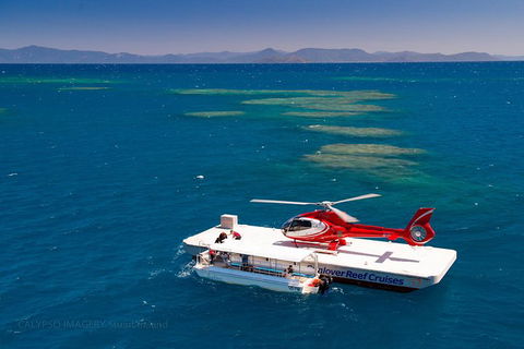 Scenic Helicopter Flight To Moore Reef And Return Snorkeling Cruise From Cairns - Accommodation Directory 4
